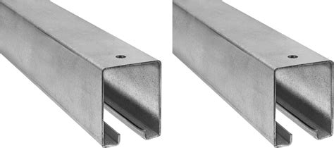 plain box rail in galvanized steel|n105 726 box rail.